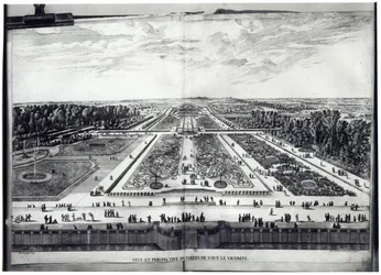 Perspective View of the Garden of Vaux-le-Vicomte